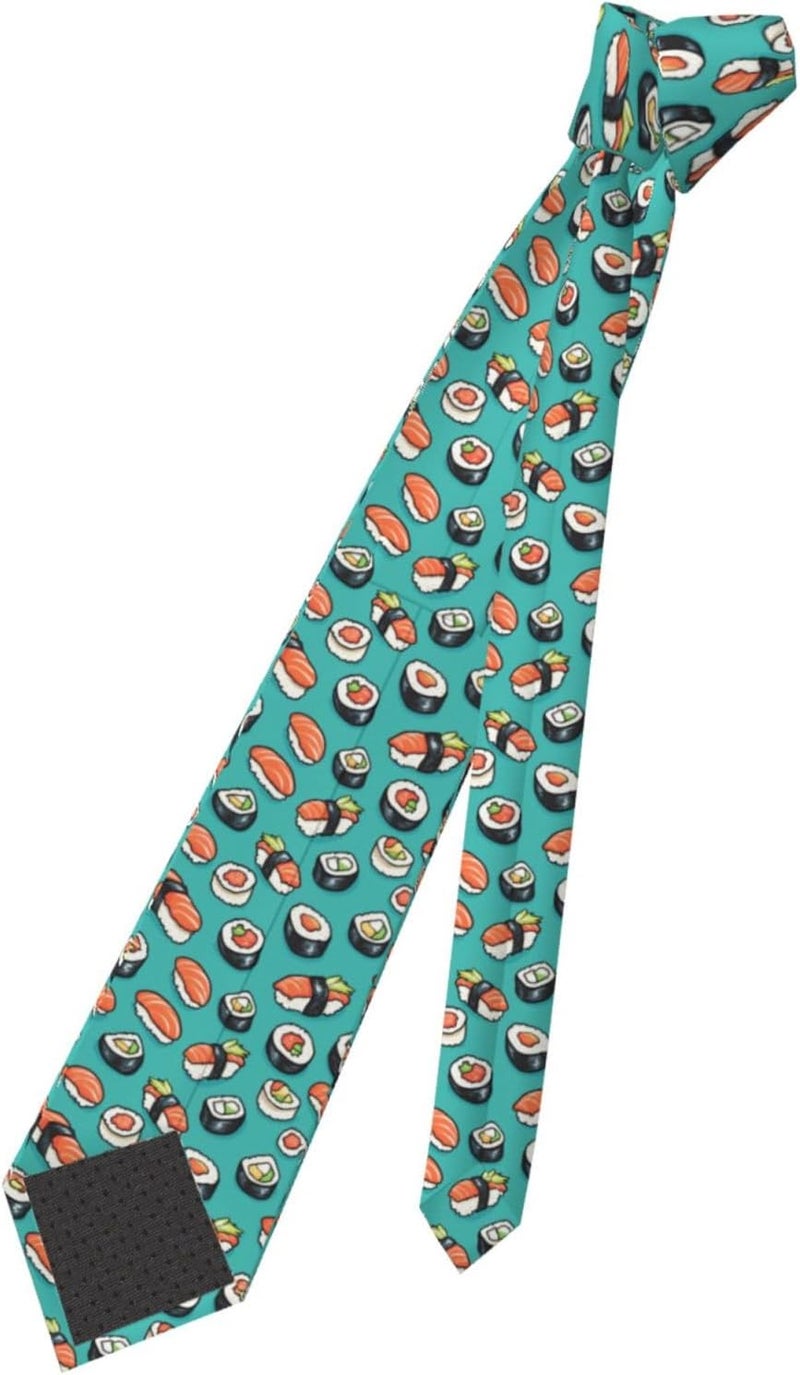 Yilad Tie for Men and Boy Novelty Fun Full Print Men's Necktie Skinny Fashion Narrow Wide - Image 4
